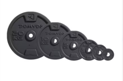 4 discos de pesas de 2Kg